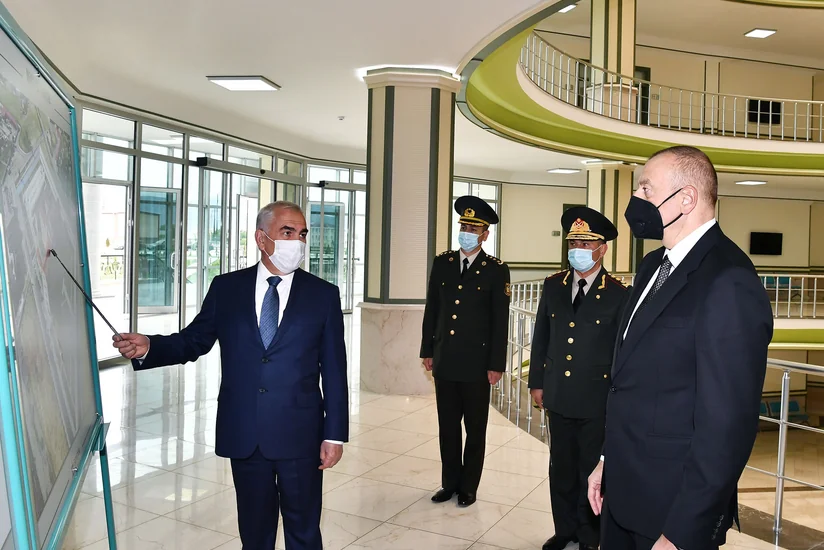 President Ilham Aliyev attends opening of Nakhchivan Garrison Central Hospital