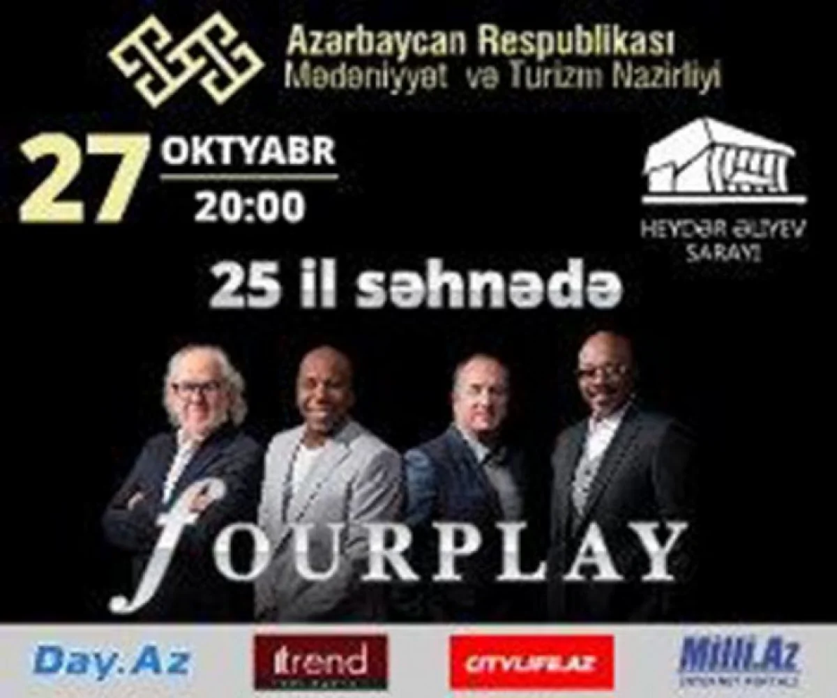 Məşhur “Fourplay” caz kvarteti Heydər Əliyev Sarayında konsert verib