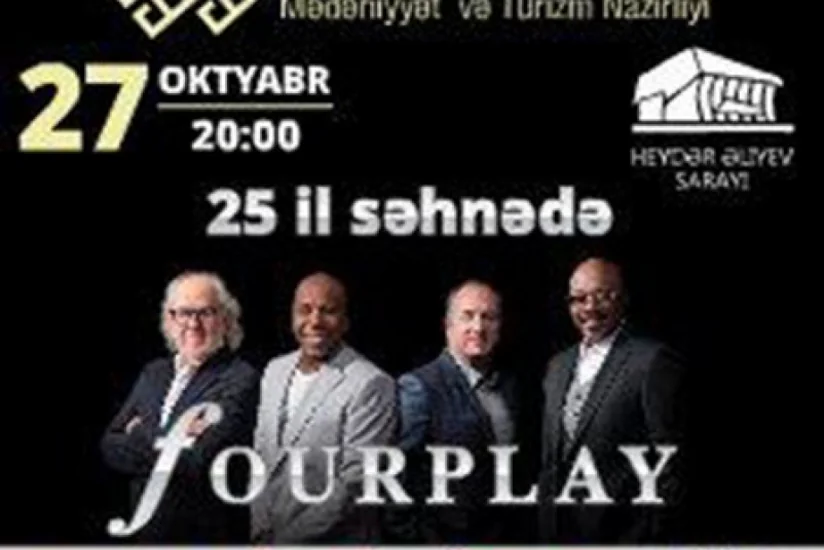 Məşhur “Fourplay” caz kvarteti Heydər Əliyev Sarayında konsert verib