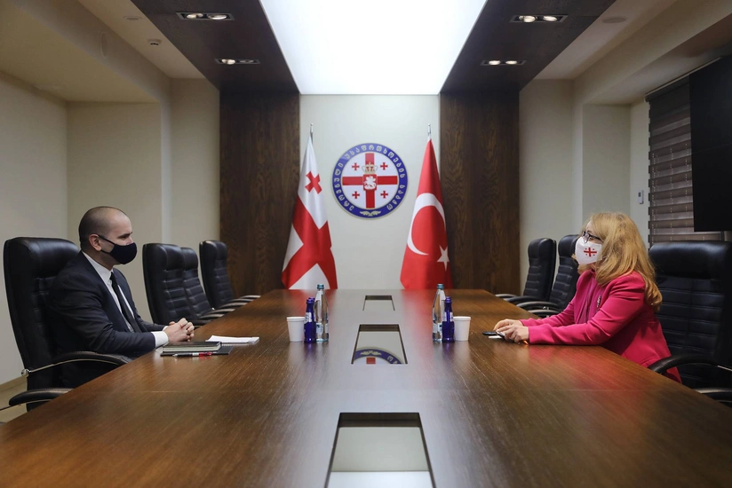 Gürcüstan və Türkiyə regional təhlükəsizliyi müzakirə edib