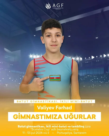 Azərbaycanı beynəlxalq turnirdə təmsil edəcək gimnastlar bəlli olub