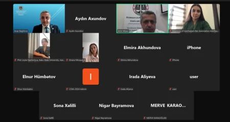 Beynəlxalq konfransda Azərbaycanda peşəkar hüquqi yardım üzrə layihələr barədə məlumat verilib