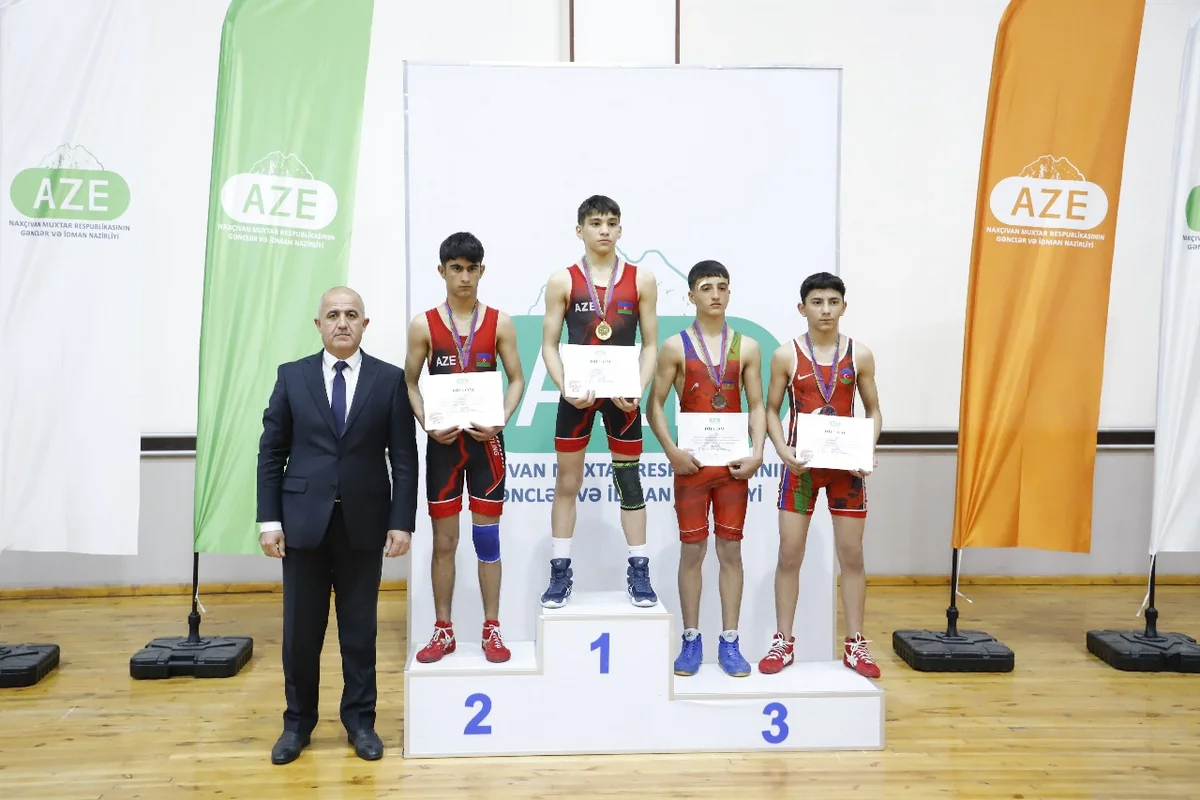 Состоялось первенство Нахчыванской АР по вольной борьбе U-17