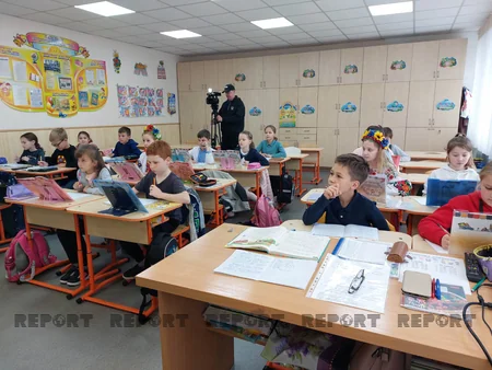 Мэр Ирпеня: Отремонтировав разрушенную школу, Азербайджан оказал нам большую гуманитарную помощь