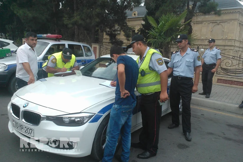 İki saata 30 sürücü cərimələnib