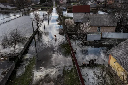 Media: Demidov village flood saves Kyiv from occupation