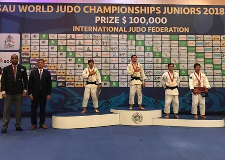 Young Azerbaijani judoka crowned world champion - PHOTO