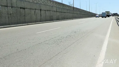 Bakı Dairəvi avtomobil yolunun bir hissəsində təmir işləri aparılıb