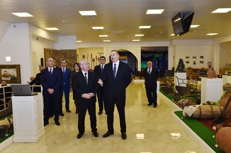 Prezident İlham Əliyev “Baytarlıq şəhərciyi”nin açılışında iştirak edib