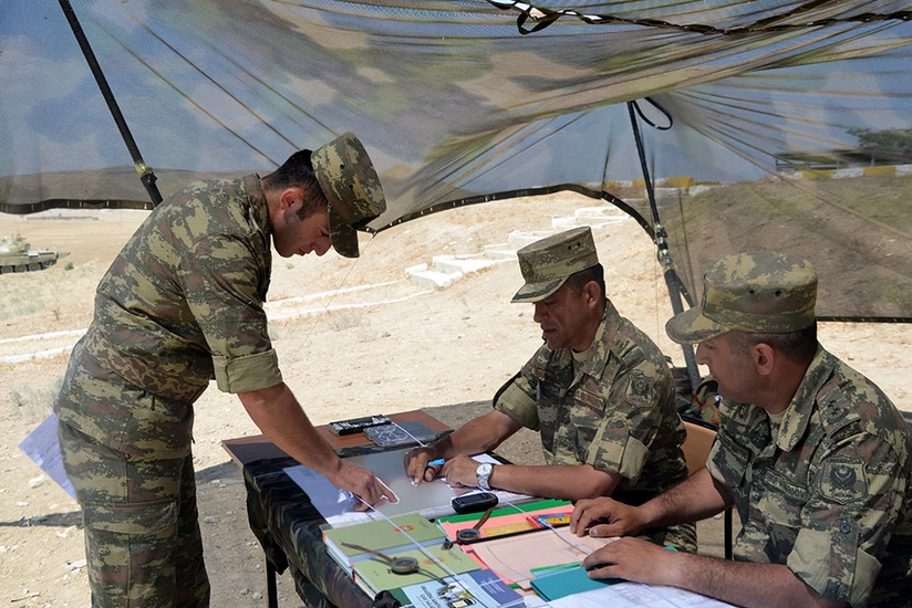 В Азербайджанском высшем военном училище проведены госэкзамены - ВИДЕО