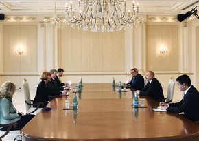 Ilham Aliyev receives UK Minister for European Neighbourhood and Americas