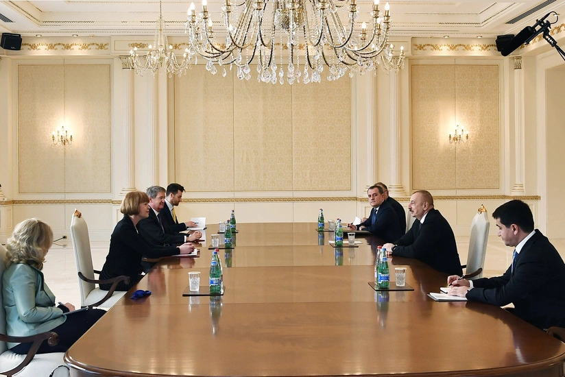 Ilham Aliyev receives UK Minister for European Neighbourhood and Americas