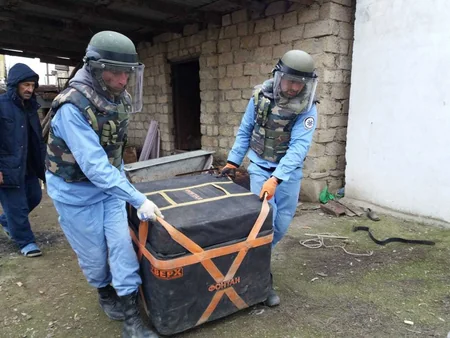 Qaradağda mina hadisəsi baş verib, 1 nəfər xəsarət alıb