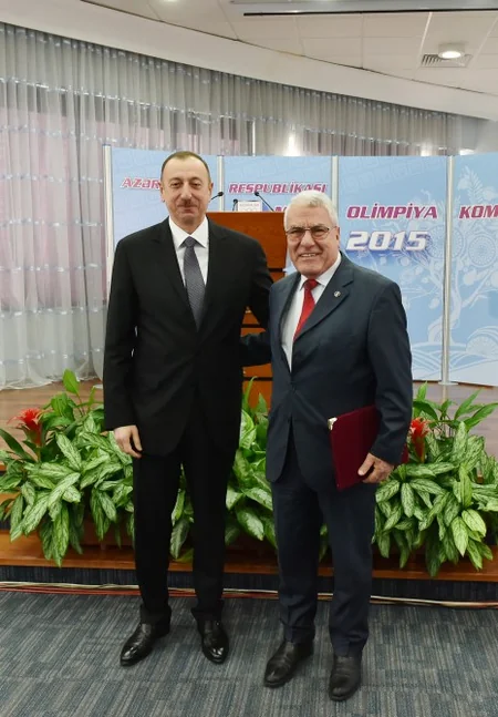 ​Prezident İlham Əliyev 2015-ci ilin idman yekunlarına həsr olunan mərasimdə iştirak edib