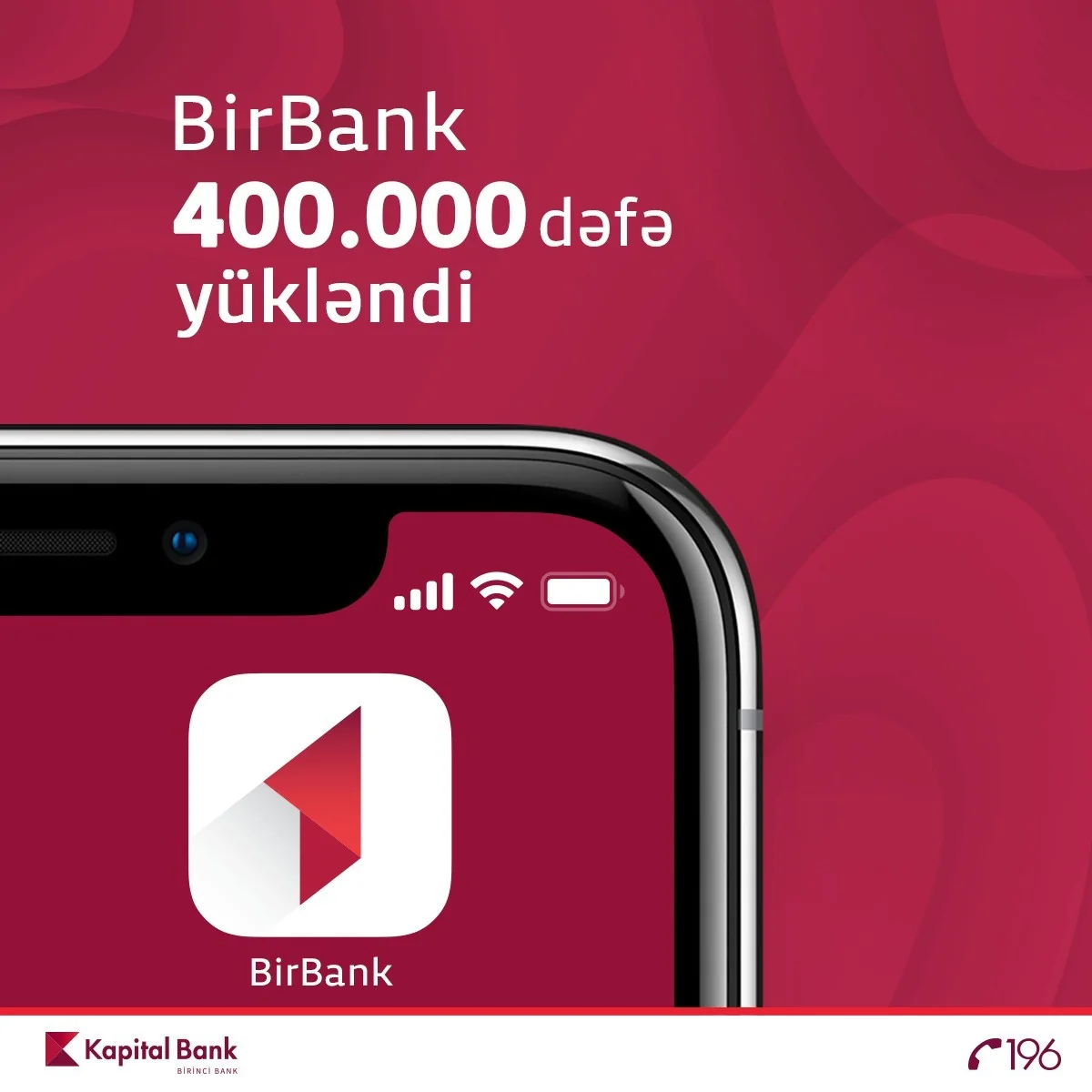BirBank istifadəçilərinin sayı 400 mini keçib