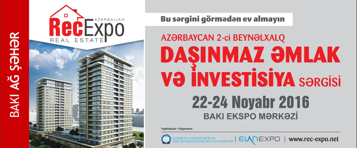 Bakıda Daşınmaz əmlak sektorunda investisiyalar mövzusunda konfrans keçiriləcək