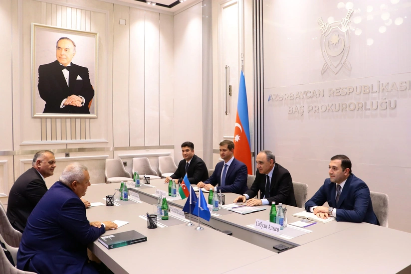 Камран Алиев принял исполнительного секретаря Координационного совета генпрокуроров СНГ
