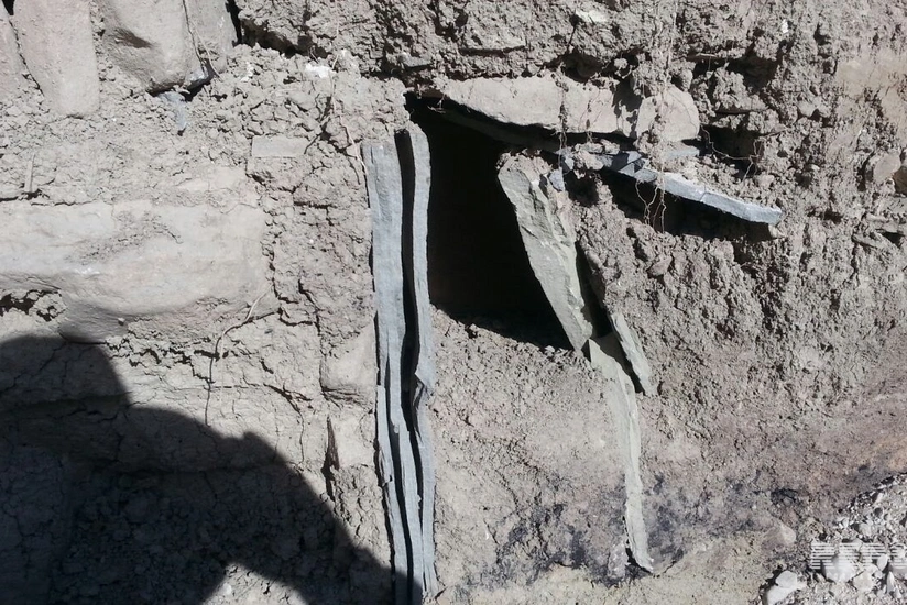 Xızıda yol çəkilişi zamanı məzarlıq aşkarlanıb - FOTO - VİDEO