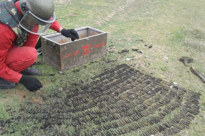 Yevlaxda silah-sursat tapılıb