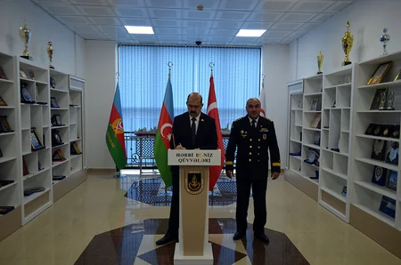 Turkish delegation visits Azerbaijan Naval Forces