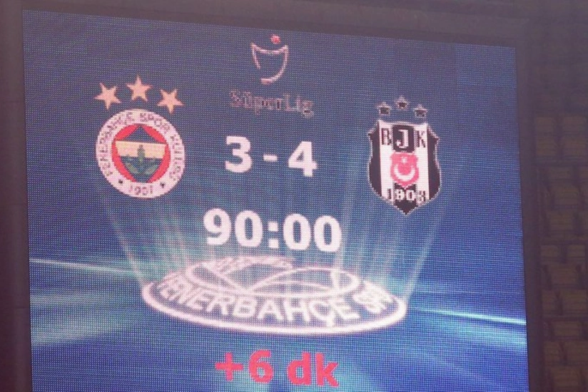 Fənərbağça Beşiktaşa 15 ildən sonra yenə eyni hesabla uduzdu