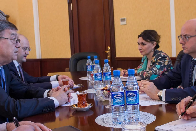 Energetika naziri Rusiya Federasiyasının Azərbaycandakı səfirini qəbul edib