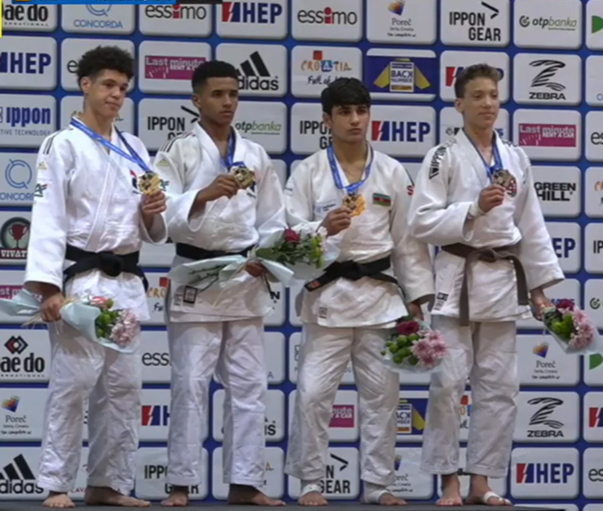 Azərbaycan cüdoçuları Avropa çempionatında bir günə 4 medal qazanıb