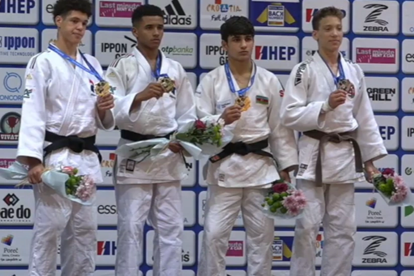 Azərbaycan cüdoçuları Avropa çempionatında bir günə 4 medal qazanıb