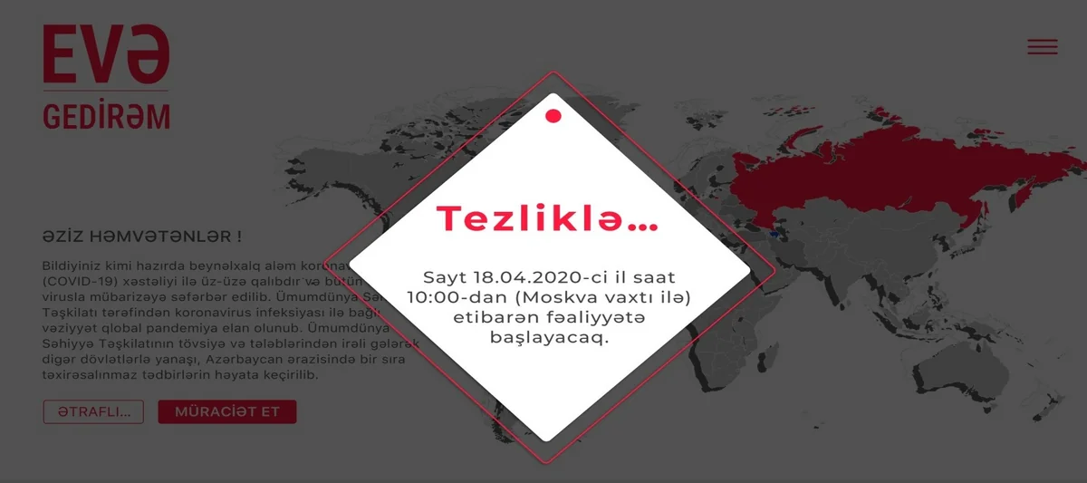 Evə gedirəm portalı bu gündən işə düşəcək