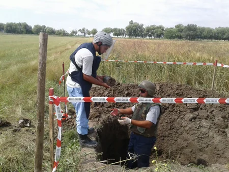 ANAMA cəbhəyanı rayonlarda partlamamış hərbi sursat aşkarlayıb