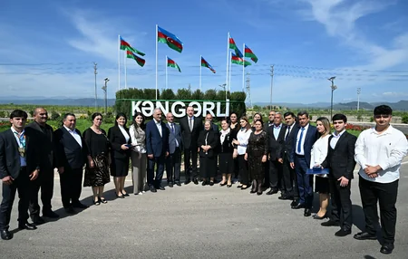 Prezident Ağdamın Kəngərli kəndinin birinci mərhələsinin açılışında iştirak edib - YENİLƏNİB