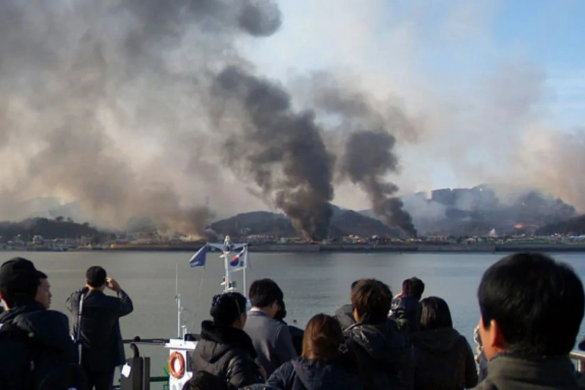 North Korea conducting live-fire drills