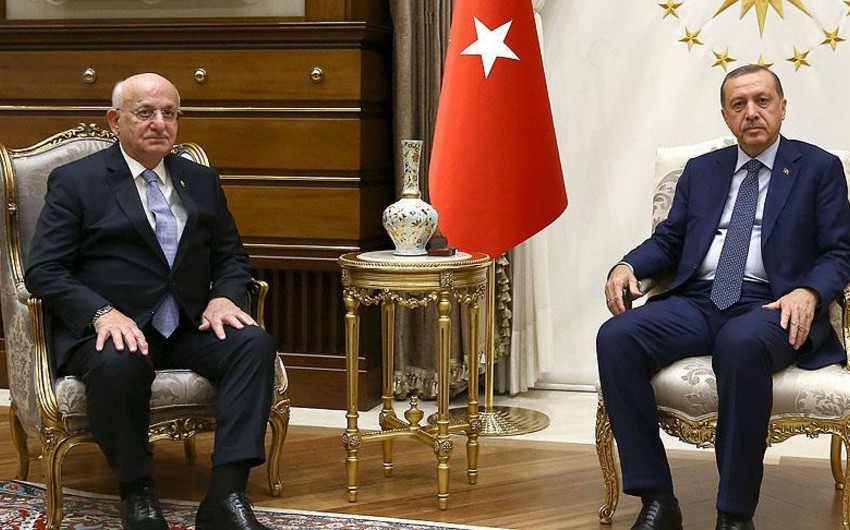 Ərdoğanla TBMM sədri arasında qapalı görüş keçirilib