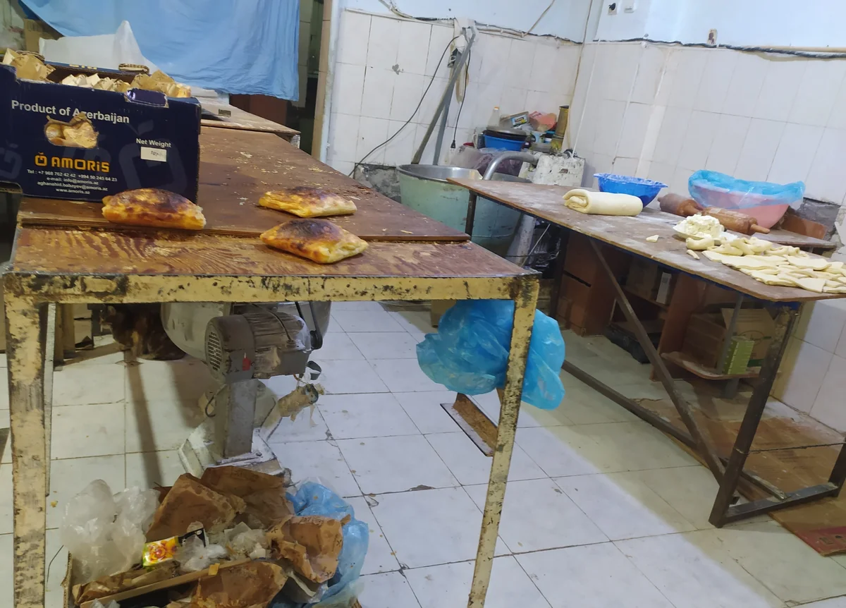 Bakıda kustar üsulla “Xaçapuri” və ”Simit” istehsal edən sex bağlandı