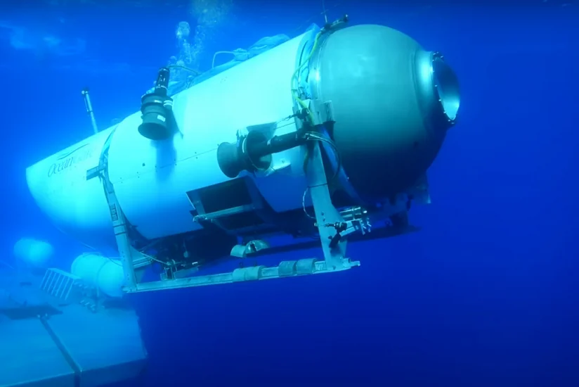 Неопознанные обломки обнаружены в зоне поиска пропавшего в Атлантике батискафа