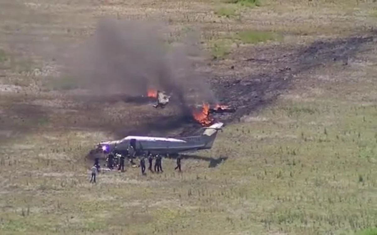 Plane crashes in southwestern Germany, 3 bodies found