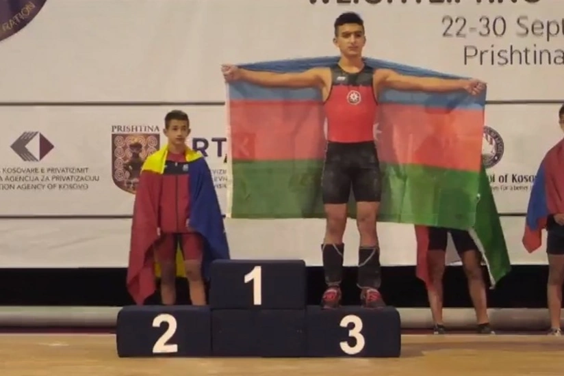 Представитель Азербайджана стал бронзовым призером первенства Европы по тяжелой атлетике