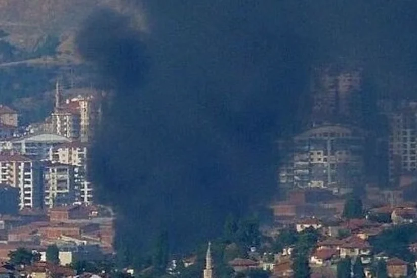 В столице Турции произошел пожар