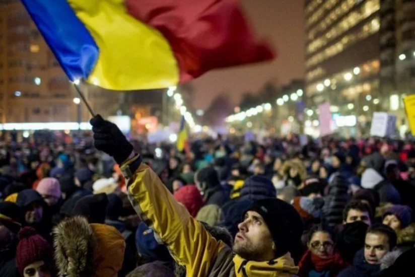 В Бухаресте прошла акция протеста работников правоохранительных органов