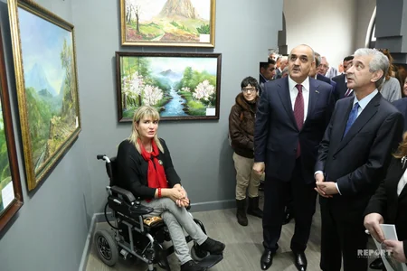 ​Bakıda Əlilliyi olan şəxslərin IX Ümumrespublika Yaradıcılıq Sərgi-müsabiqəsi keçirilir - FOTO