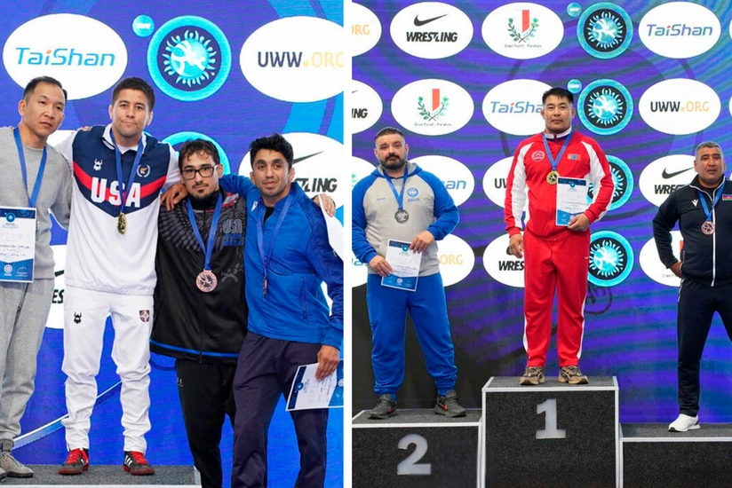 Azərbaycanın veteran güləşçiləri dünya çempionatında 4 medal qazanıblar