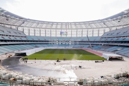 Bakı Olimpiya Stadionu 95 faiz hazırdır - REPORTAJ
