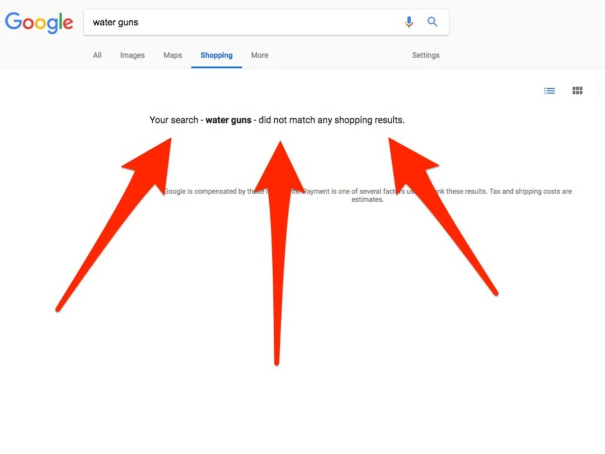 Google ABŞ-da silah sözü ilə məhsul axtarışını qadağan edib