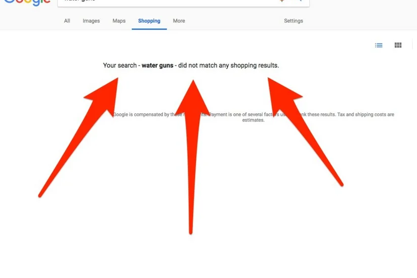 Google ABŞ-da silah sözü ilə məhsul axtarışını qadağan edib