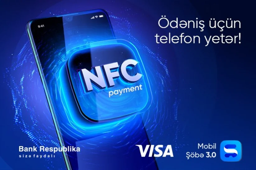 Bank Respublikanın müştəriləri smartfonla ödəniş edəcəklər