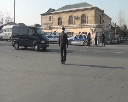 Zaqatalada piyada keçidlərindən istifadə etməyənlər cərimələnib