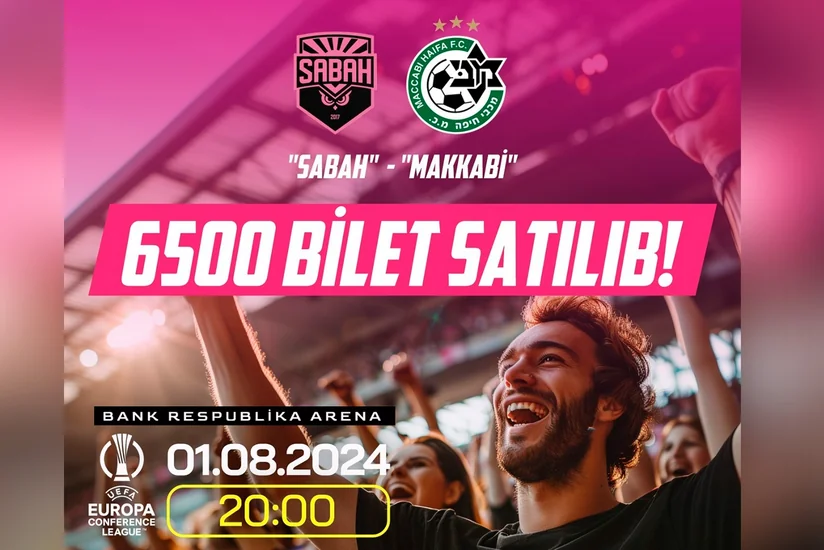 Sabah - Makkabi oyununa 6500 bilet satılıb