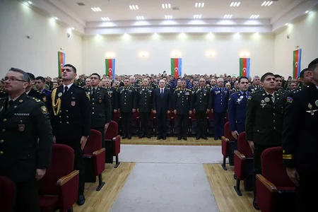 Müdafiə naziri: Azərbaycan Ordusu istənilən döyüş tapşırığını yerinə yetirməyə hazırdır - FOTO - VİDEO