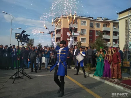 Tərtərdə məcburi köçkün şəhərciyində Novruz şənliyi keçirilib