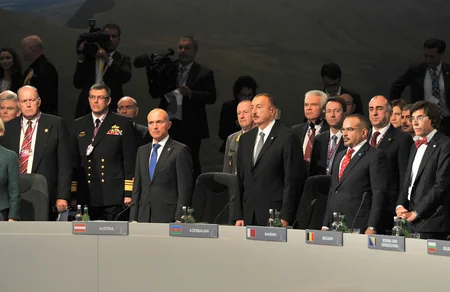 Prezident İlham Əliyev Uelsdə NATO-nun sammitində çıxış edib